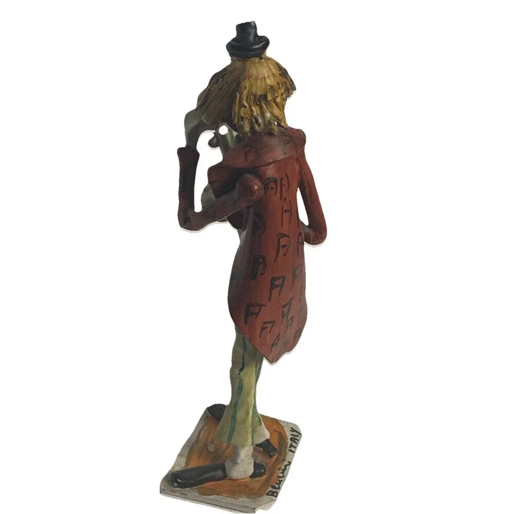 Vintage Handmade Clown Playing A Saxophone OOAK